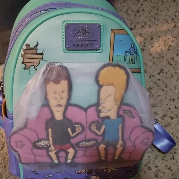 Loungefly beavis and butthead backpack with sound - Picture 1 of 5